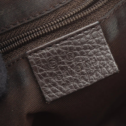 Gucci Tote Abbey GG Brown Canvas Leather — view 4