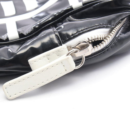 Chanel Shoulder Bag la Pausa Cruise Collection Black White Canvas Leather — view 7