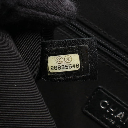 Chanel Shoulder Bag la Pausa Cruise Collection Black White Canvas Leather — view 5