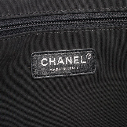 Chanel Shoulder Bag la Pausa Cruise Collection Black White Canvas Leather — view 4