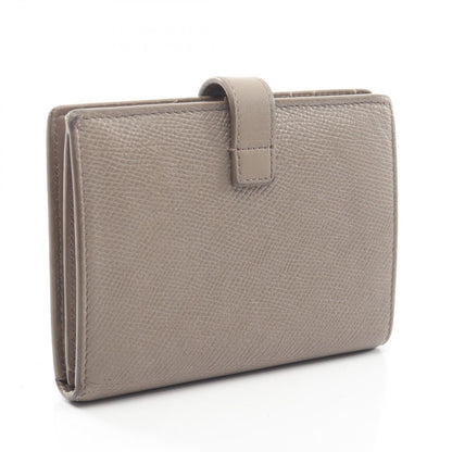 Celine Bifold Wallet Strap 10 643 Gray Beige Leather — view 2