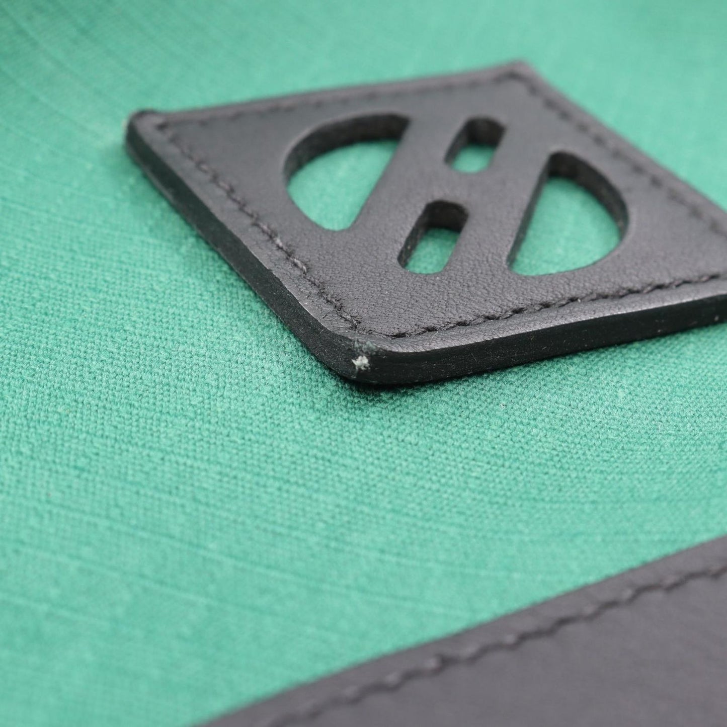Hermes Backpack a Dos All Back Green Black Canvas Leather All T&c — view 6