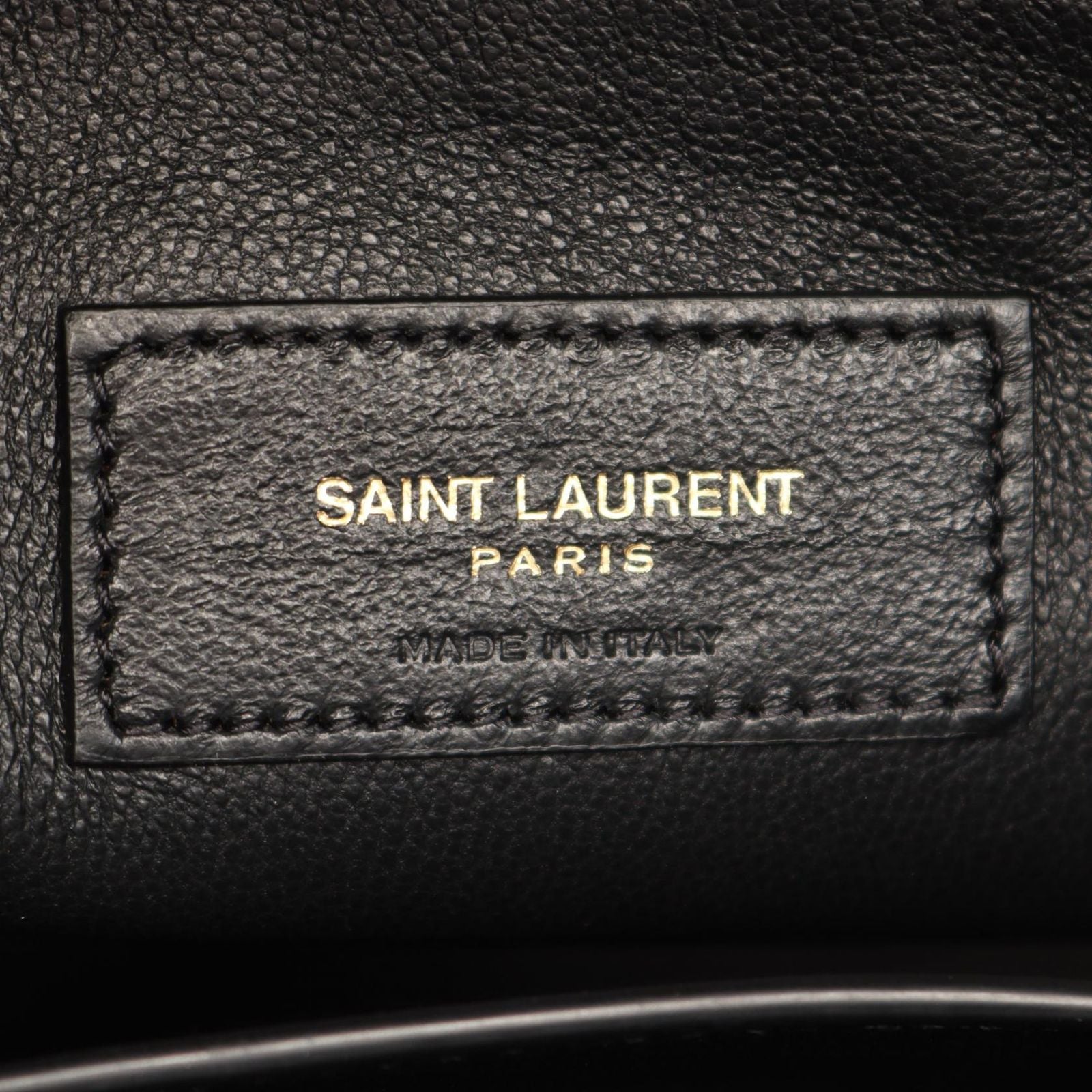 Saint Laurent Paris Tote Manhattan Black Leather — view 4