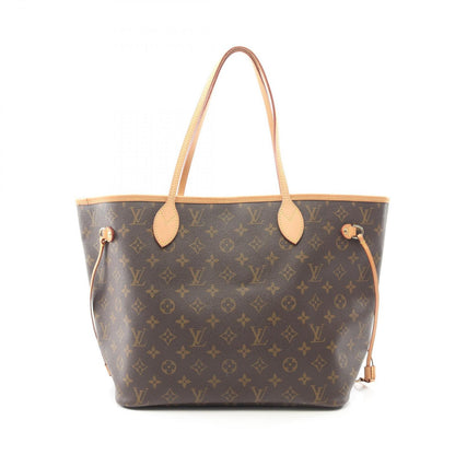 Louis Vuitton Tote Neverfull MM Monogram Canvas Leather