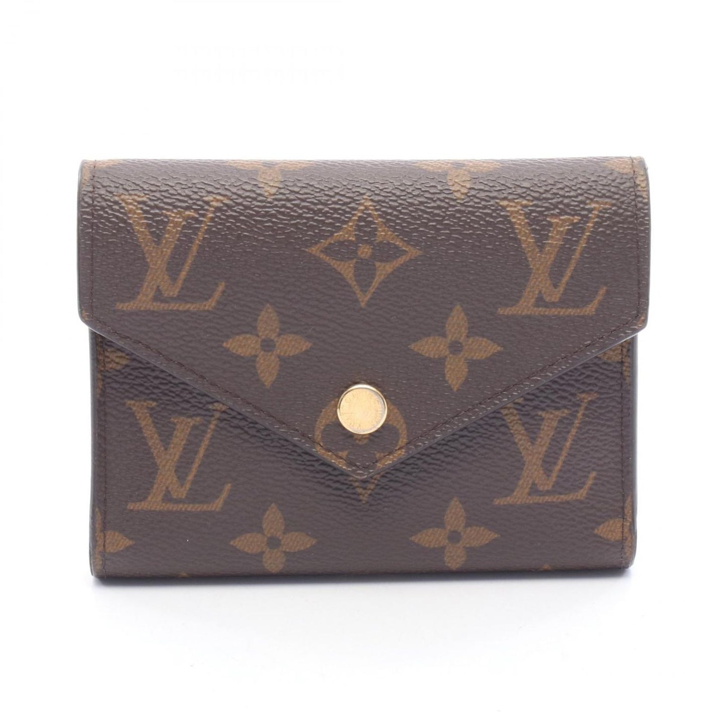 Louis Vuitton Trifold Wallet Portefeuille Victorine Monogram Fuchsia Leather