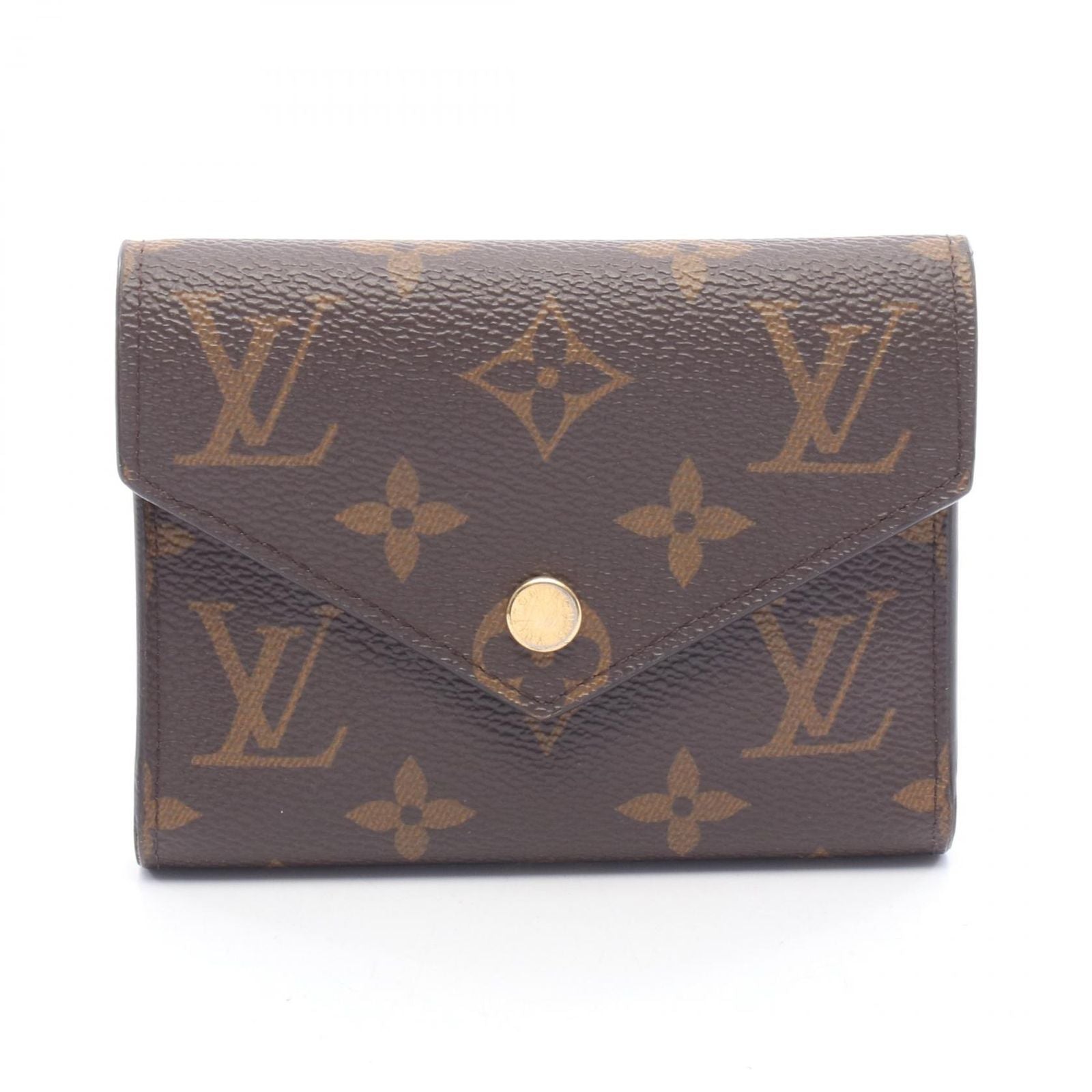 Louis Vuitton Trifold Wallet Portefeuille Victorine Monogram Fuchsia Leather