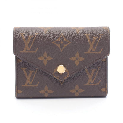 Louis Vuitton Trifold Wallet Portefeuille Victorine Monogram Fuchsia Leather