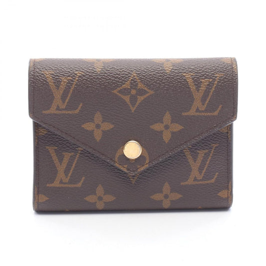 Louis Vuitton Trifold Wallet Portefeuille Victorine Monogram Fuchsia Leather