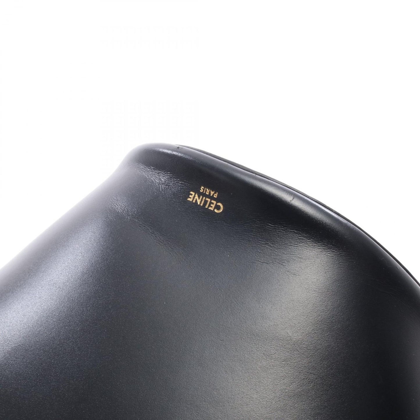 Celine Shoulder Bag Cles Sea Bucket Black Leather — view 5