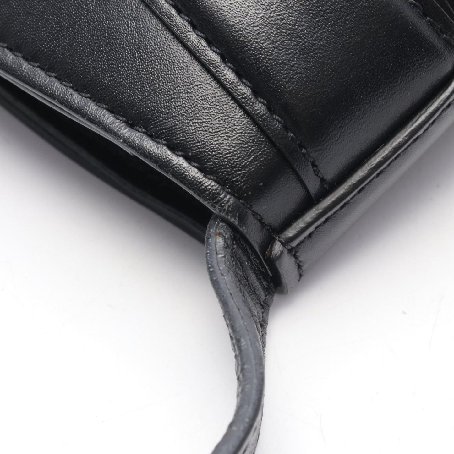 Celine Shoulder Bag Cles Sea Bucket Black Leather — view 6