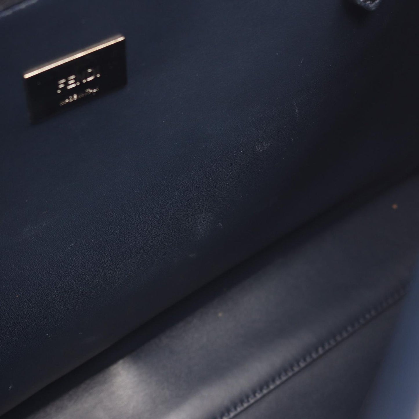 Fendi Handbag Peekaboo Essential 2-Way Light Gray — view 8