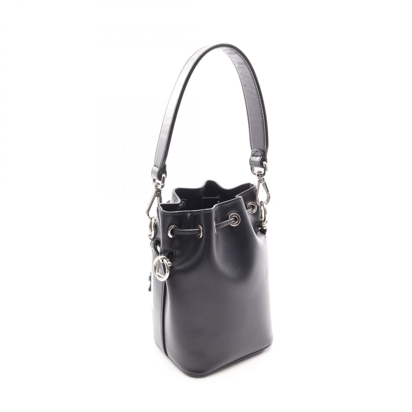Fendi Handbag Mini Montresor 2-Way Black Leather — view 2