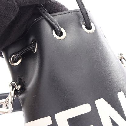 Fendi Handbag Mini Montresor 2-Way Black Leather — view 8