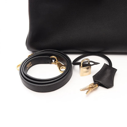 Hermes Handbag Kelly 32 Retourne 2-Way Black Leather — view 6