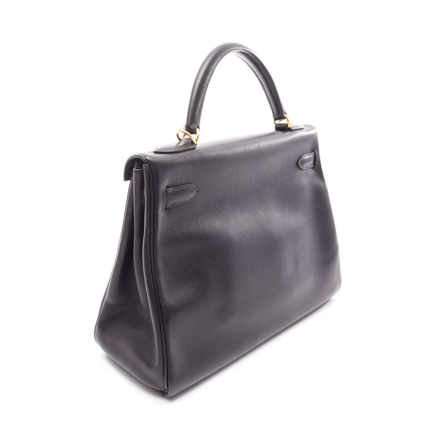 Hermes Handbag Kelly 32 Retourne 2-Way Black Leather — view 2