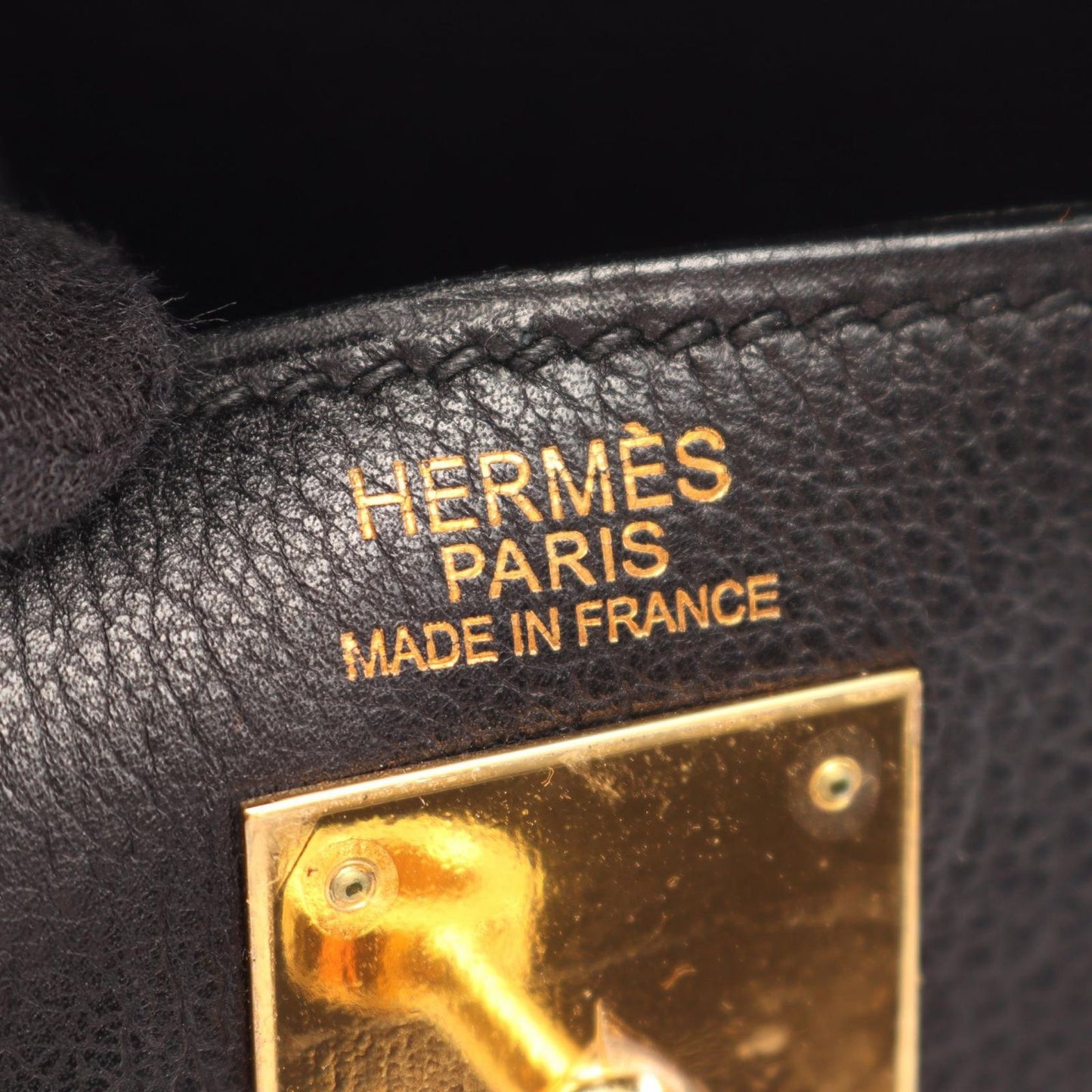 Hermes Handbag Kelly 32 Retourne 2-Way Black Leather — view 4