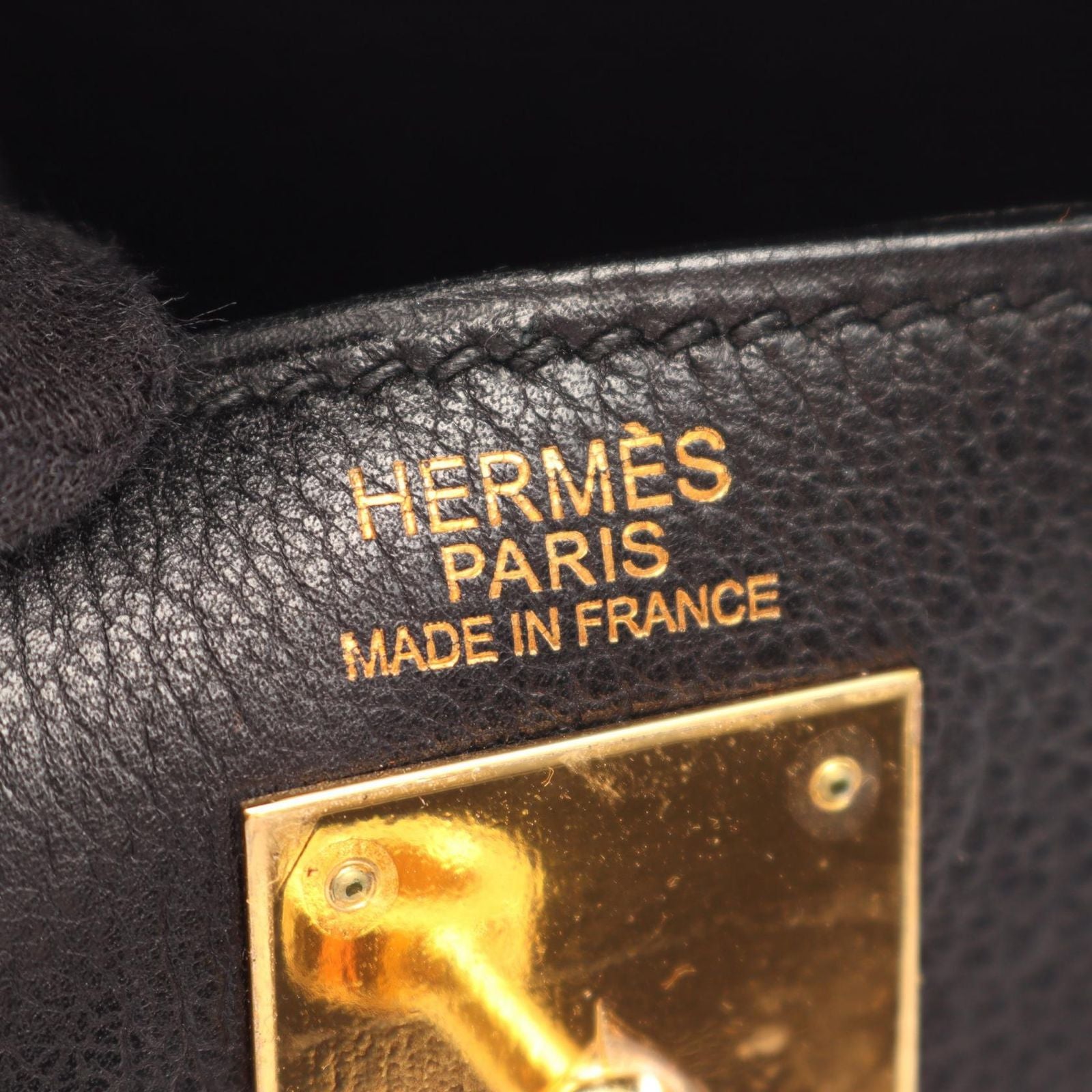 Hermes Handbag Kelly 32 Retourne 2-Way Black Leather — view 4