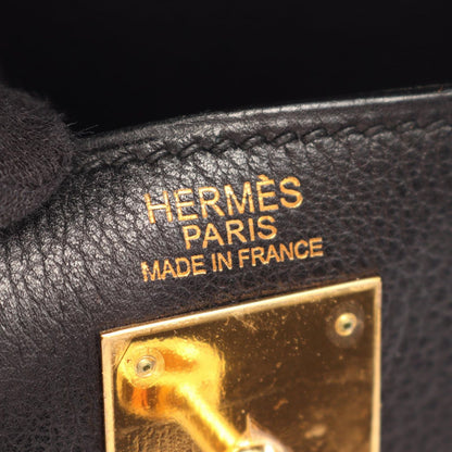 Hermes Handbag Kelly 32 Retourne 2-Way Black Leather — view 4