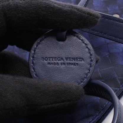 Bottega Veneta Tote Intreccio Illusion Blue Nylon Leather — view 4