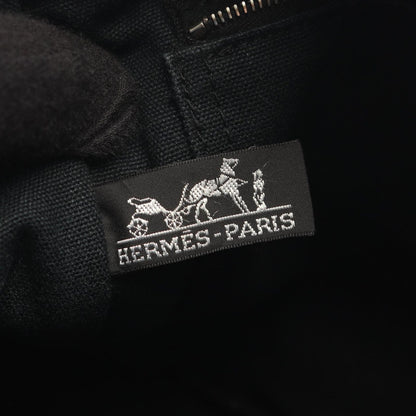 Hermes Tote Fourre Tout PM Black Canvas — view 4