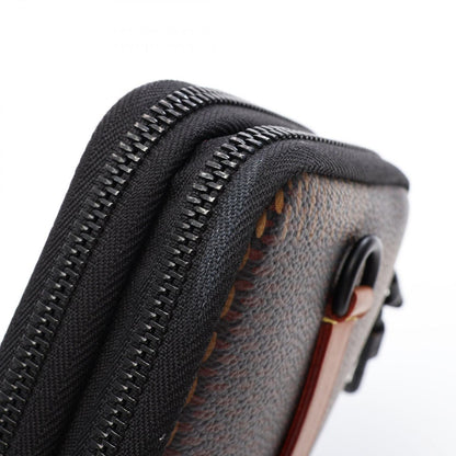 Louis Vuitton Shoulder Bag Double Phone Pouch Canvas Leather — view 6