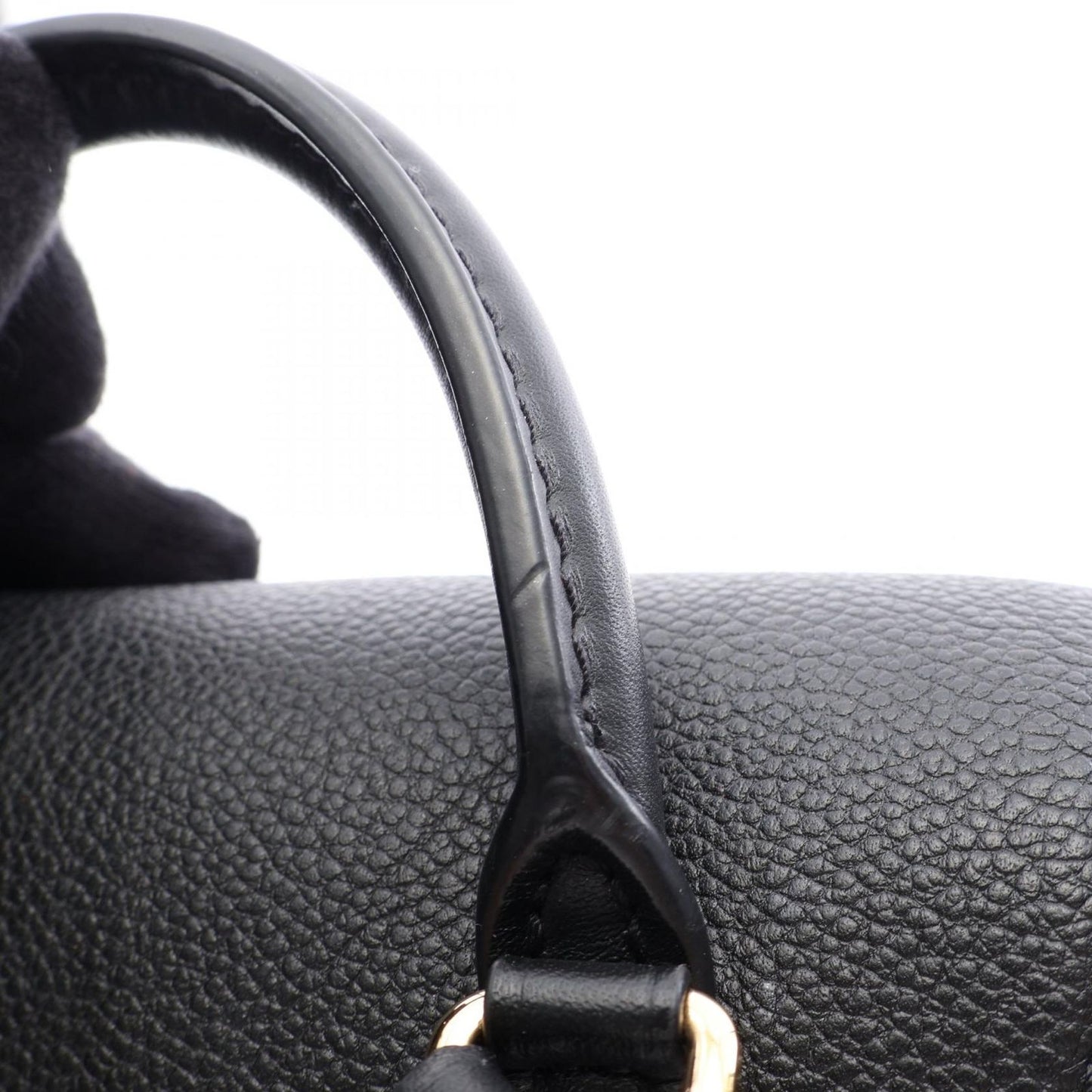 Louis Vuitton Backpack Montsouris NM PM Monogram Noir Canvas Leather — view 5