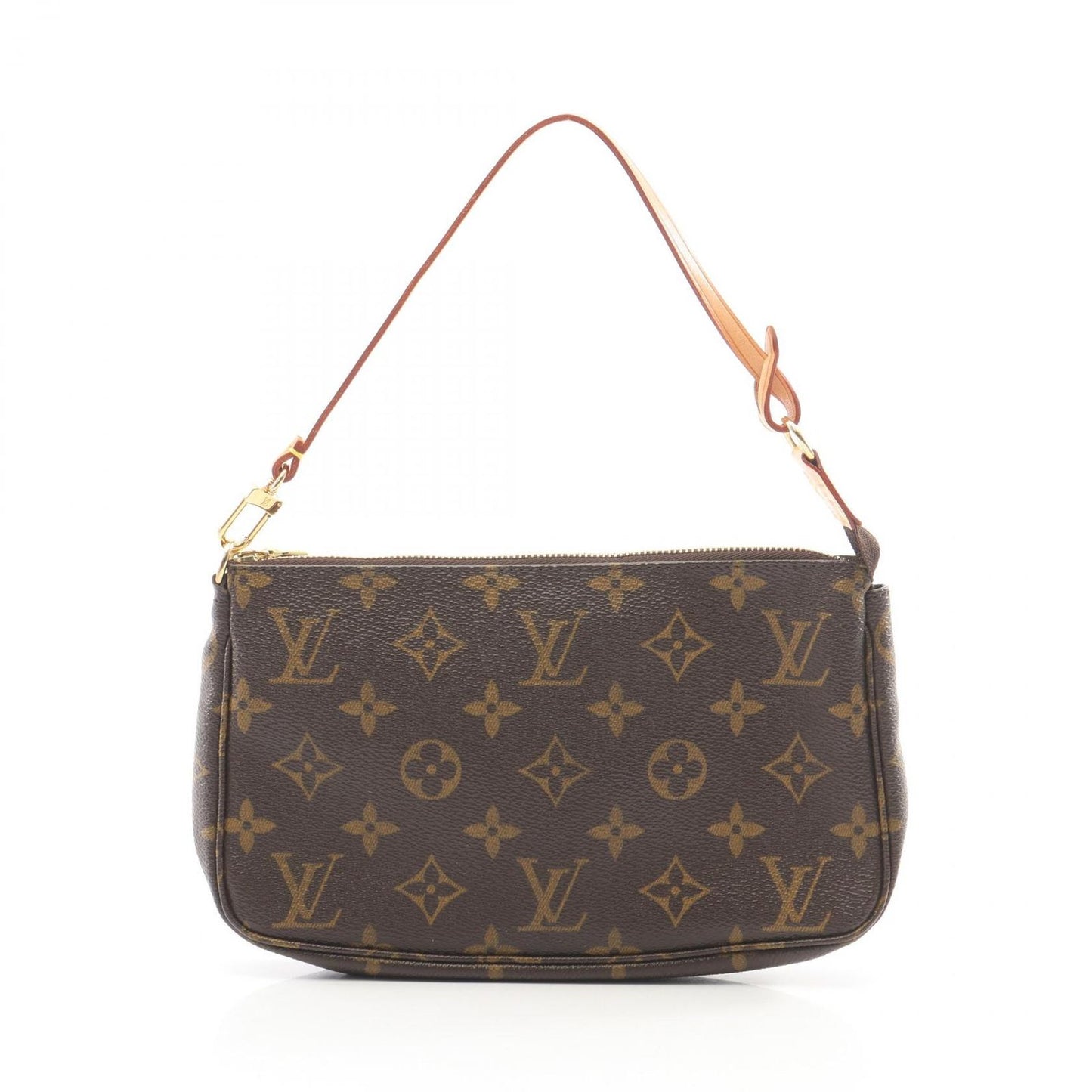 Louis Vuitton Handbag Pochette Soir Monogram Canvas Leather