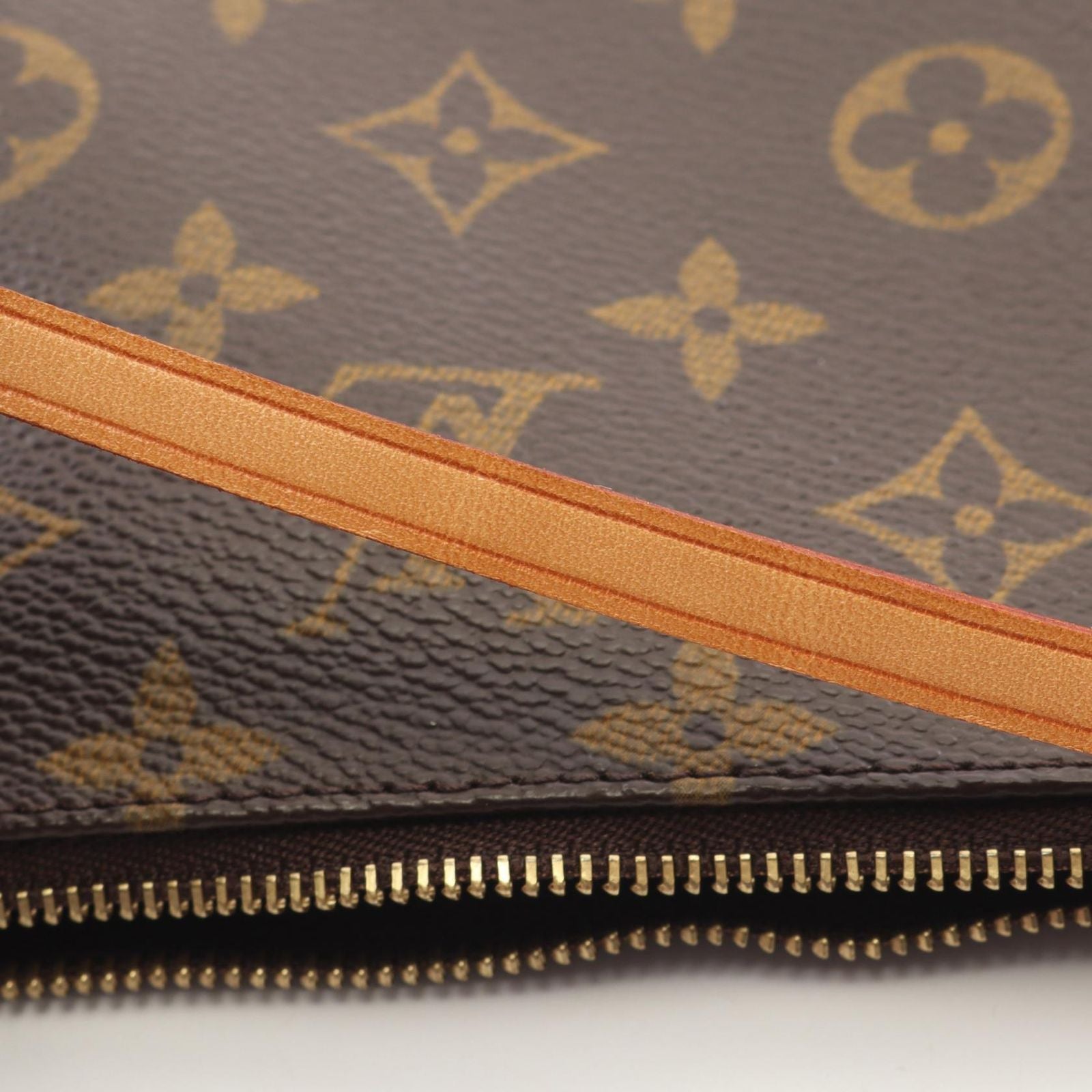 Louis Vuitton Handbag Pochette Soir Monogram Canvas Leather — view 6
