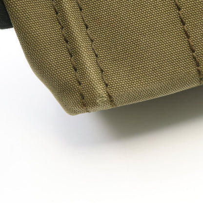 Prada Tote Canapa 2-Way Khaki Black Canvas Mini — view 5
