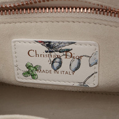 Dior Handbag Lady Dior MY Abcdior Lady Dior Small Florejo 2-Way White Multi — view 4