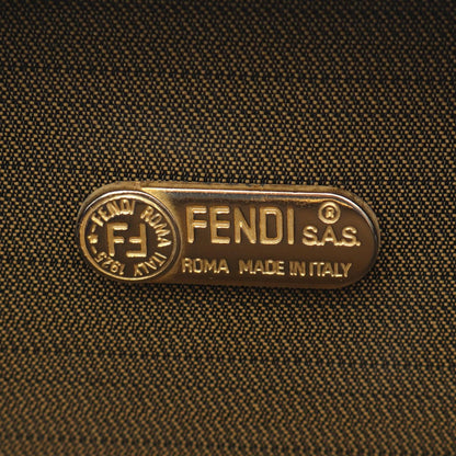 Fendi Handbag Zucca 2-Way Brown Canvas Leather — view 4