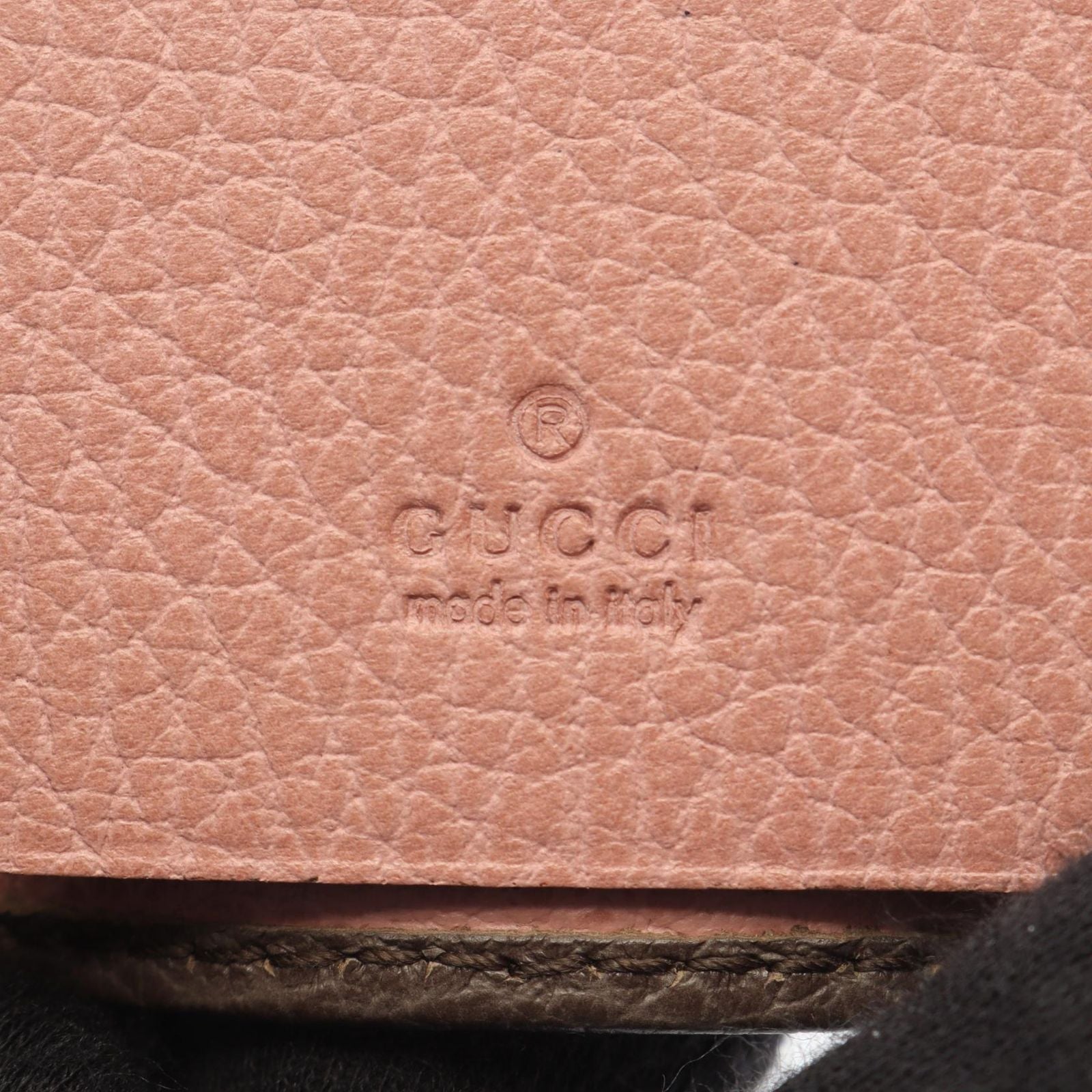 Gucci Key Case Swing Gray Ju Leather Key Holder — view 4