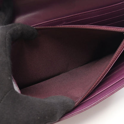 Chanel Bifold Wallet Boy Purple Lambskin Boy — view 6