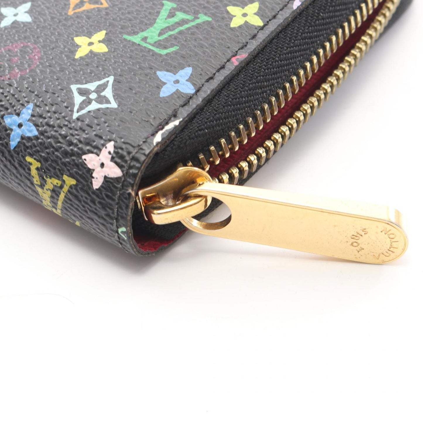Louis Vuitton Round Wallet Zippy Noir Grenade Canvas — view 7