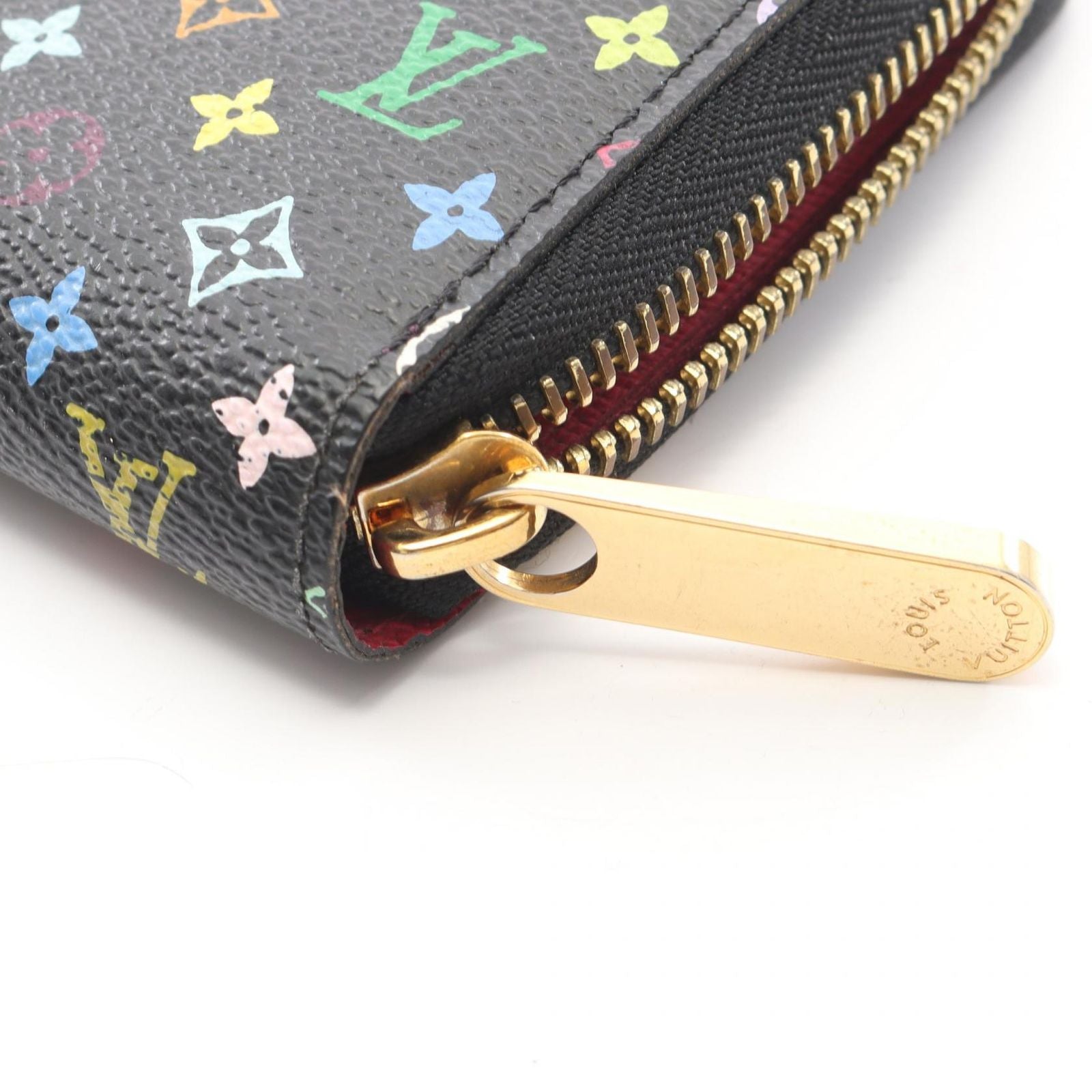 Louis Vuitton Round Wallet Zippy Noir Grenade Canvas — view 7