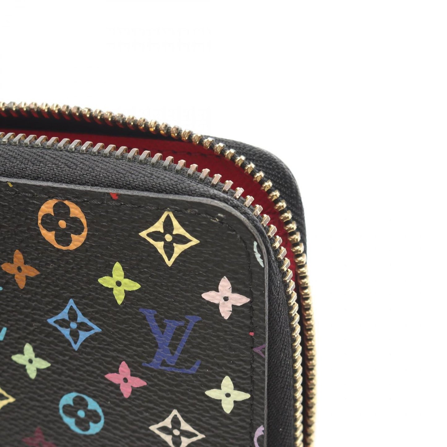 Louis Vuitton Round Wallet Zippy Noir Grenade Canvas — view 8