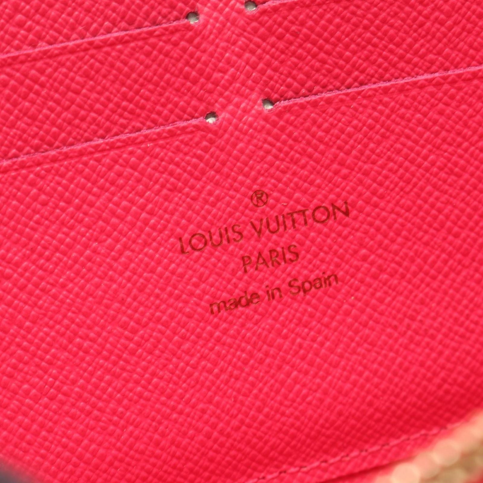 Louis Vuitton Round Wallet Zippy Noir Grenade Canvas — view 4