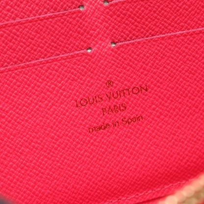 Louis Vuitton Round Wallet Zippy Noir Grenade Canvas — view 4