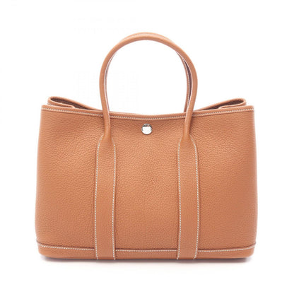 Hermes Tote Garden Party TPM Gold Leather