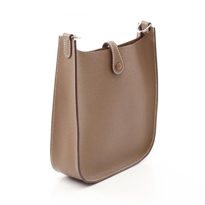 Hermes Shoulder Bag Evelyne Series 16 Etoupe Leather — view 2