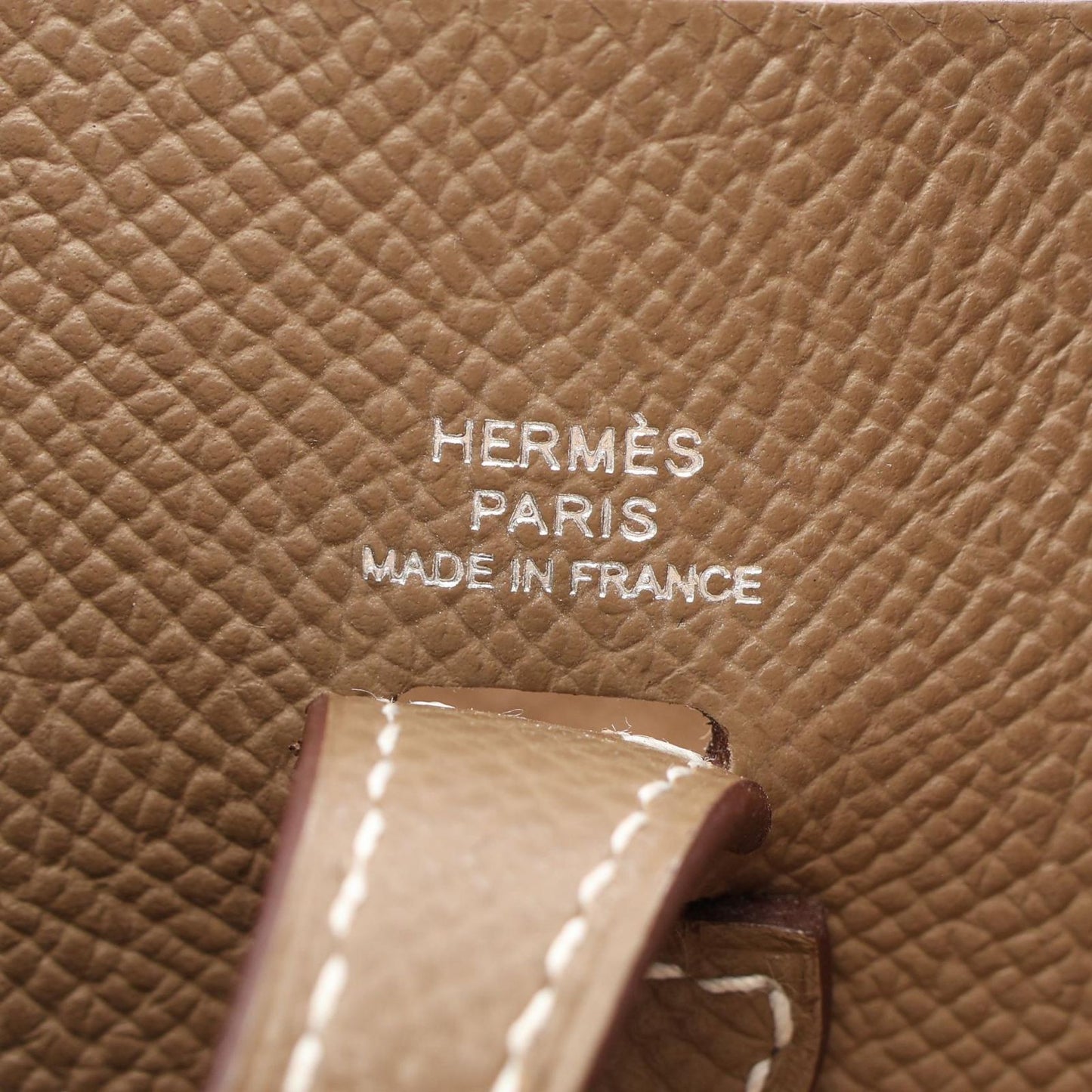 Hermes Shoulder Bag Evelyne Series 16 Etoupe Leather — view 4