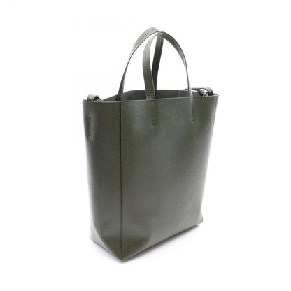 Celine Tote Vertical Small Cabas 2-Way Khaki Leather — view 2
