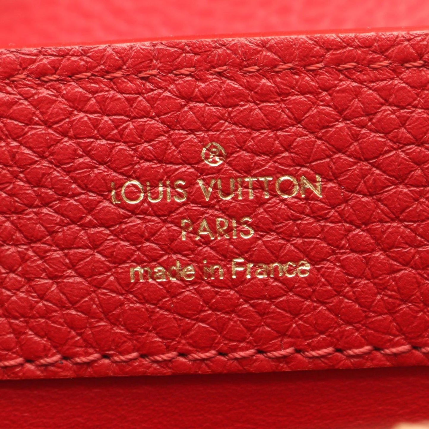 Louis Vuitton Handbag Capucines Mini 2-Way Scarlet Leather — view 4