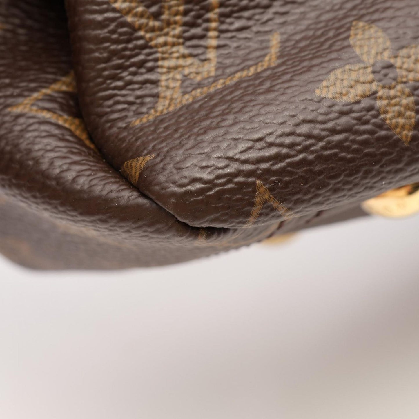 Louis Vuitton Handbag Pallas BB Monogram 2-Way Saffron Canvas — view 6