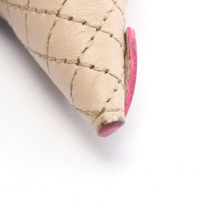 Fendi Charm Ice Cream Beige Multi Leather Fur — view 6