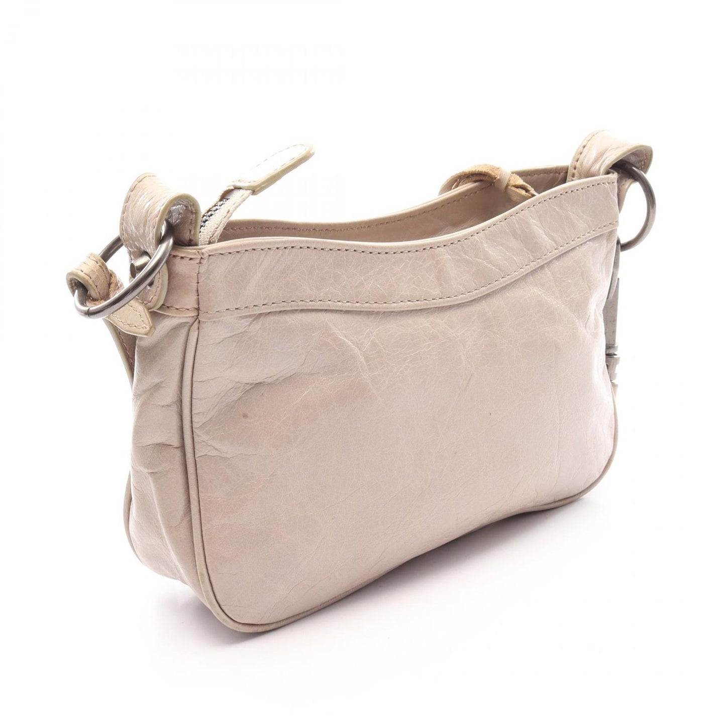 Balenciaga Shoulder Bag Giant Hips Light Beige Leather — view 2