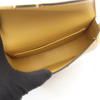Celine Shoulder Bag Small Trotter Yellow Leather — view 3