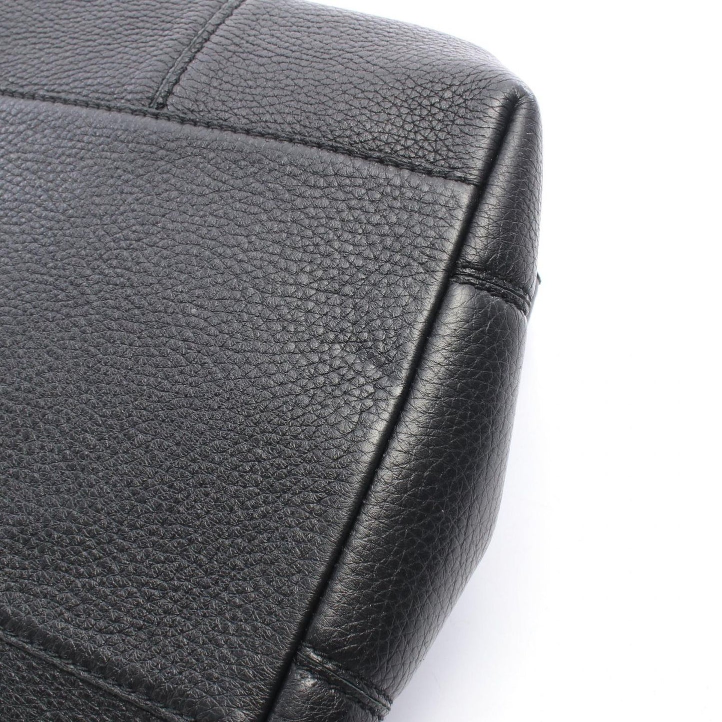 Bottega Veneta Handbag Intrecciato Rome Bag Black Leather — view 6