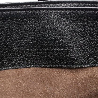 Bottega Veneta Handbag Intrecciato Rome Bag Black Leather — view 4