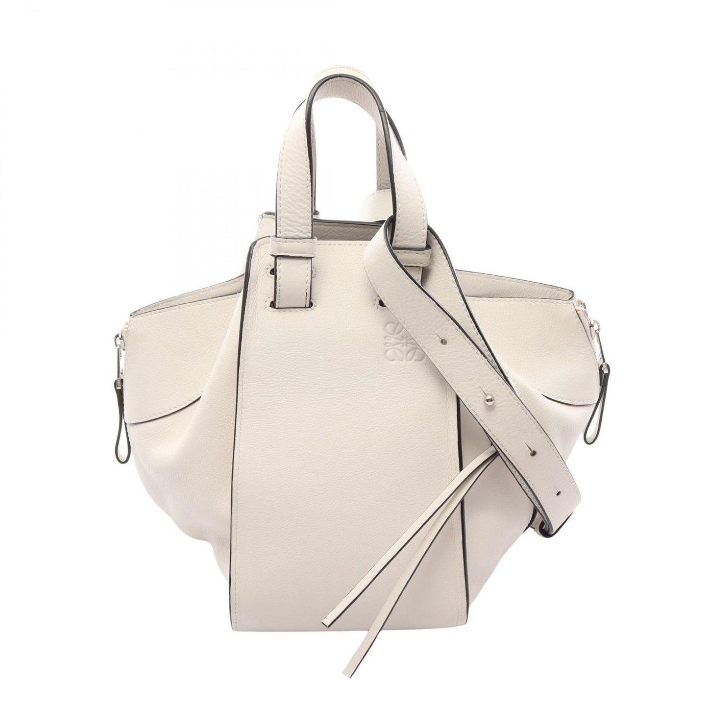 Loewe Handbag Hammock Bag Small 2-Way White Leather